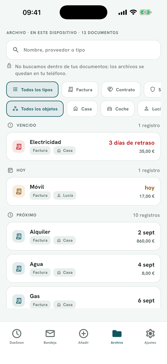 Todo en un archivo