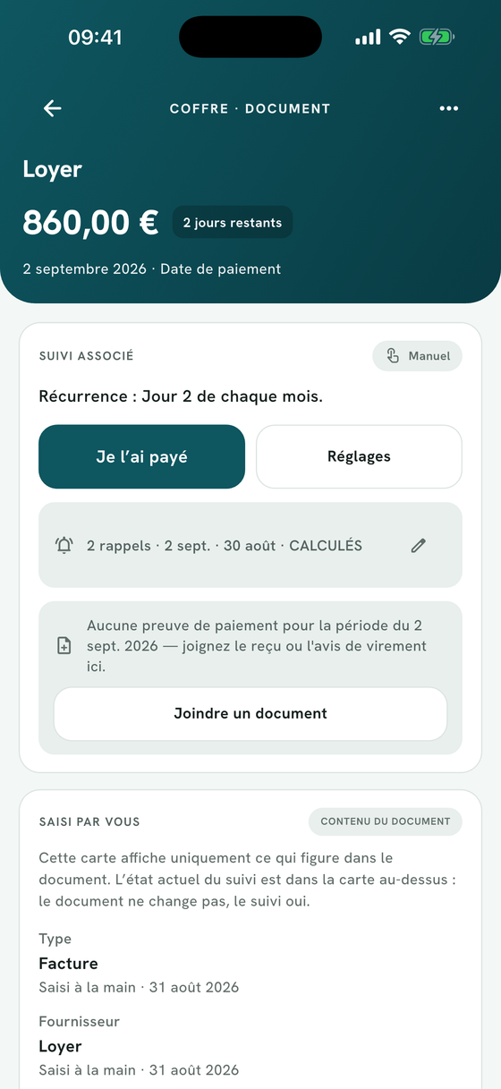 Un seul foyer pour vos suivis