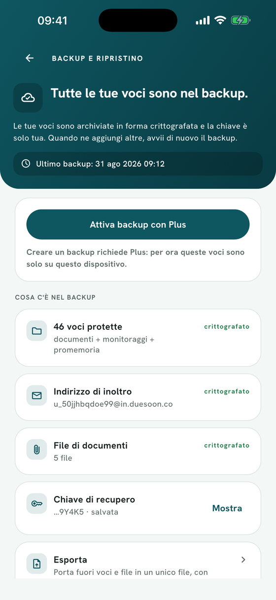 Backup cifrato