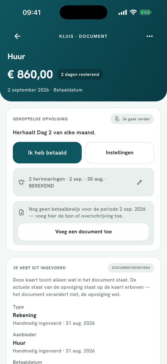 Eén thuis voor je trackings