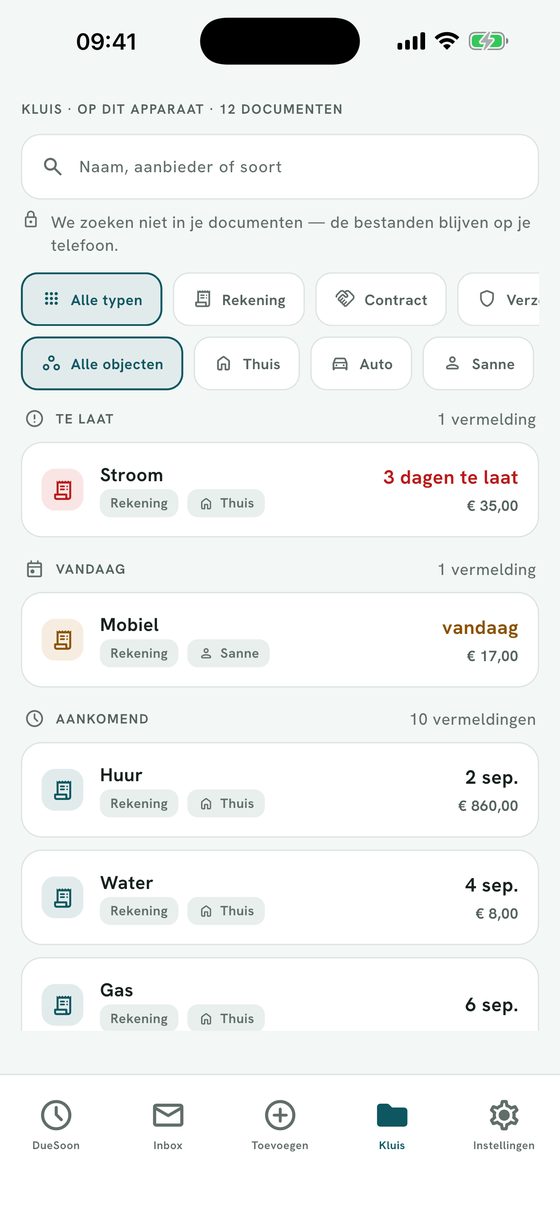 Alles in één kluis