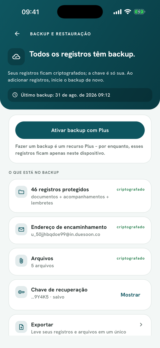 Backup cifrado